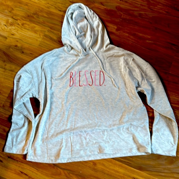 Rae Dunn hoodie BLESSED size large - Picture 1 of 2